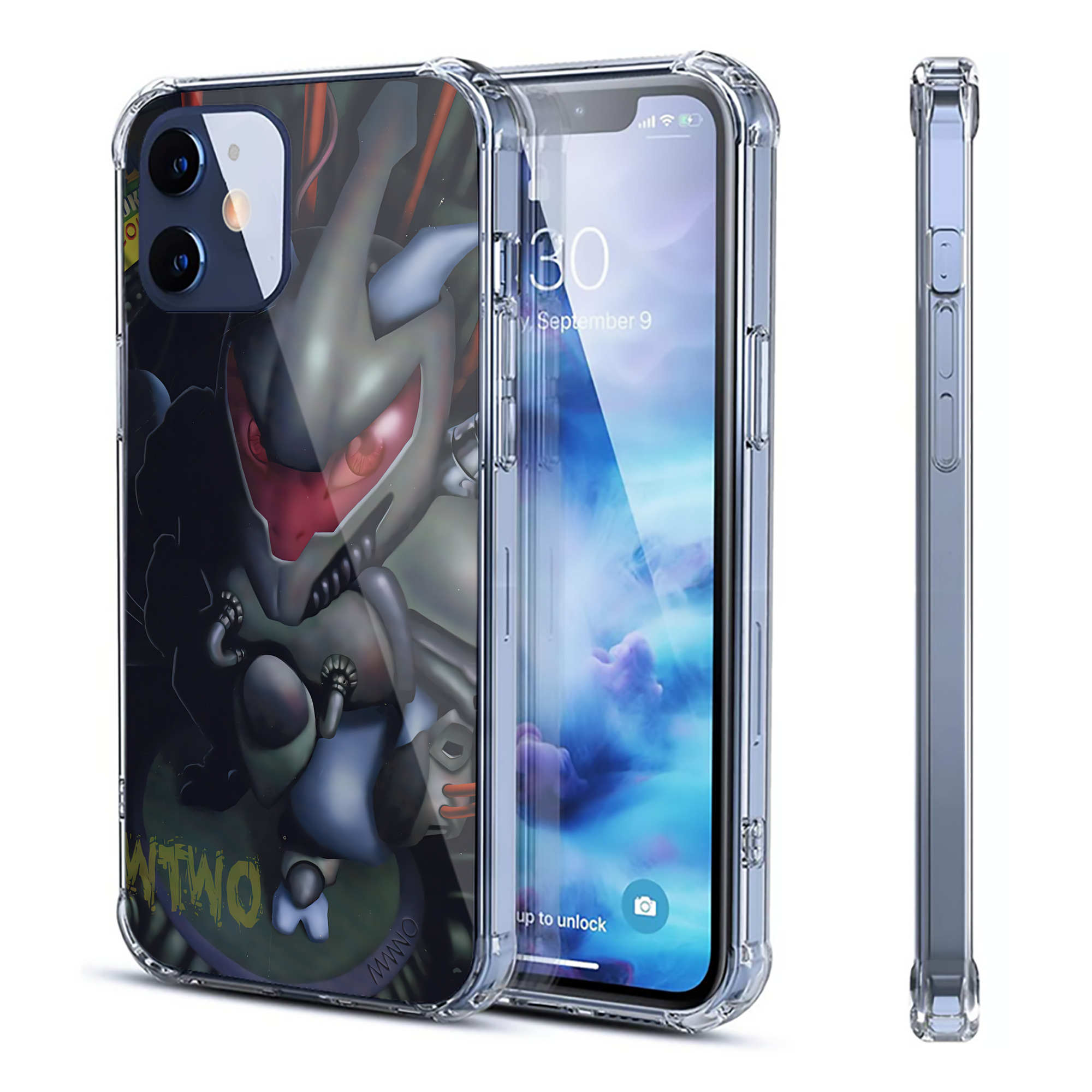 （画像用） ポケットモンスター Pokémon 【iPhone 12シリーズ対応】透明スマホケース（クリアソフトケース）